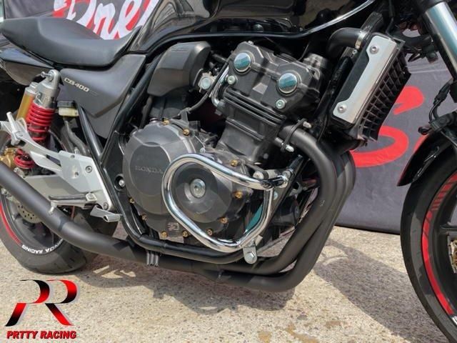 CB400SF REVO NC42 中期 メッキエンジンガード CB400SF REVO NC42 中期 メッキエンジンガード