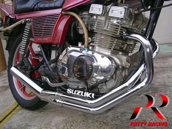 GSX250E ゴキ用 クロス管 二重加工 響 クロームメッキタイプ GSX250E ゴキ用 クロス管 二重加工 響 クロームメッキタイプ