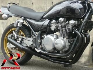 ZEPHYR ゼファー750 ショート管 ブラック マフラー【新品】国内生産