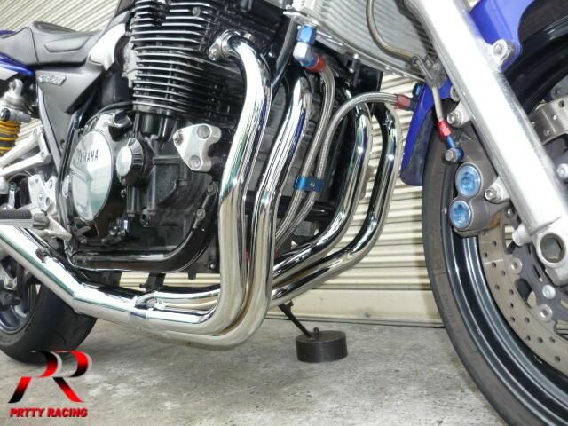 PRETTYRACING SPIDER XJR1300 RP01J / RP03J ショート管 メッキ PRETTYRACING SPIDER XJR1300 RP01J / RP03J ショート管 メッキ