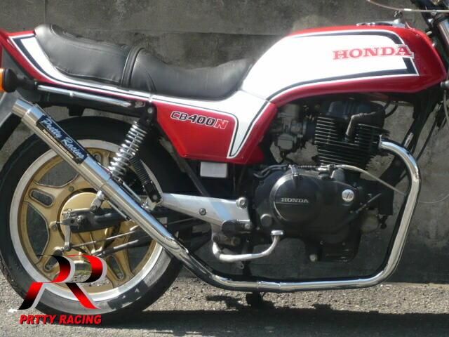 CB250N CB400N ホーク3 極 UPタイプ マフラー 50.8π メッキ CB250N CB400N ホーク3 極 UPタイプ マフラー 50.8π メッキ
