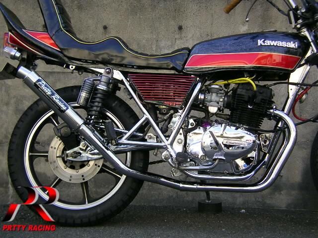 Z250FT 【極】 UPタイプ 50.8π マフラー メッキ Z250FT 【極】 UPタイプ 50.8π マフラー メッキ