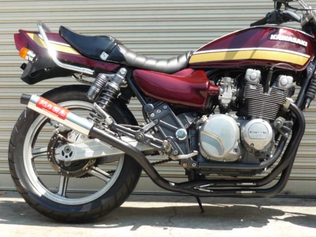 ゼファー/ゼファーχマフラー　紀ノ国屋 ゼファー400/χ 紀の国屋 分割式 45π 4-2-1管 ブラック マフラー
