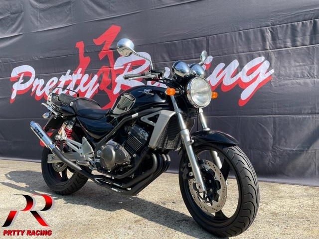 バリオス2 分割式 42.7π (極) メッキ マフラー