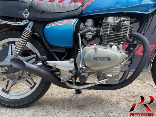 CB250T CB400T プリティーレーシング　ブレイド管　バブ　ホーク 販売記念セール！ホーク2用 薄型ブレイド管