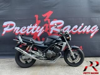 Pretty Racing 高性能マフラー レッド/シルバー 改 - PRETTY RACING