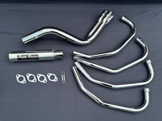 CB400SF NC31 54π 分割式 ガニマタブレット管 メッキ マフラー