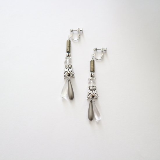 Silvercolor earring(pierce)