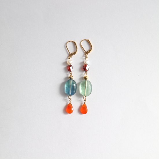Candy color stone pierce(earring)