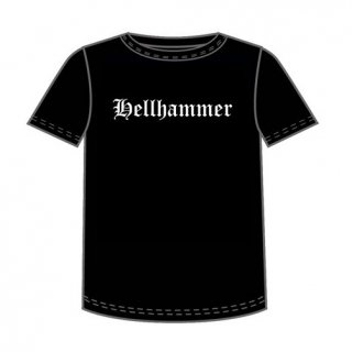 HELLHAMMER Old English Logo Only Death is Real, Tシャツ