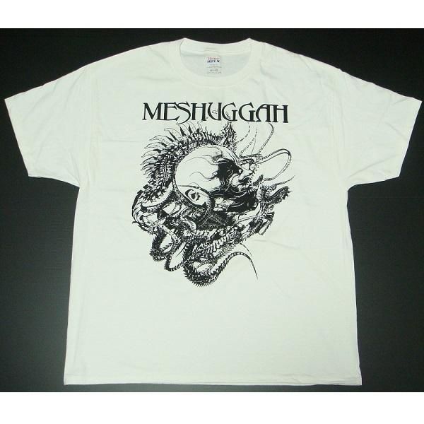 専用　限定盤DVD付き　メシュガー　MESHUGGAH　3枚セット MESHUGGAH Spine Head Wht, Tシャツ - メタルTシャツ専門店METAL-LIFE