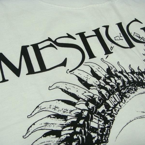 MESHUGGAH Spine Head Wht, Tシャツ - メタルTシャツ専門店METAL-LIFE
