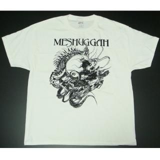 MESHUGGAH Spine Head Wht, T