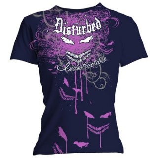 DISTURBED Indestructible Flourish, レディースTシャツ