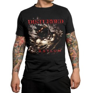 DISTURBED Asylum Shred, Tシャツ