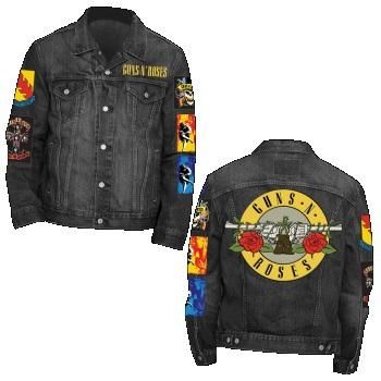 GUNS N' ROSES Cross, デニムジャケット - メタルTシャツ専門店METAL