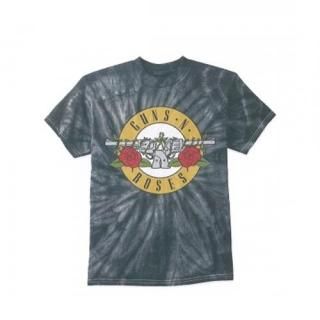 GUNS N' ROSES Simple Bullet Spider TIEDYE, Tシャツ