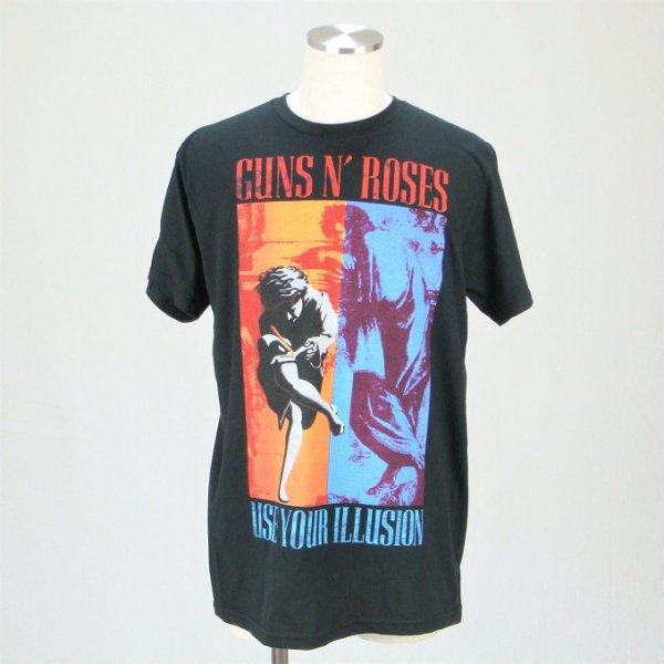 GUNS N' ROSES 1991 Illusion Combo Front, Tシャツ - メタルTシャツ 