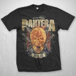 PANTERA Outlaw Skull, Tシャツ