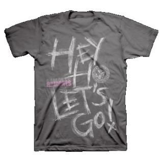 RAMONES Sketch Hey Ho Lets Go, Tシャツ