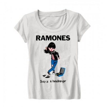 RAMONES Suzy Is A Headbanger, レディースTシャツ - メタルTシャツ ...