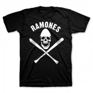 RAMONES Pinhead Skull With Bats, Tシャツ