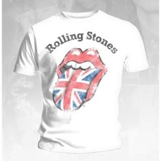 THE ROLLING STONES Distressed Union Jack, Tシャツ