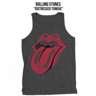 THE ROLLING STONES Distressed Tongue, タンクトップ(メンズ)