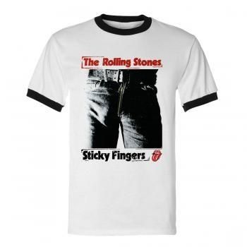THE ROLLING STONES Sticky Fingers Ringer, Tシャツ - メタルTシャツ