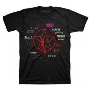 RUSH Evolution Of Logo, Tシャツ