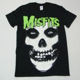 MISFITS Glow Jurek Skull, Tシャツ