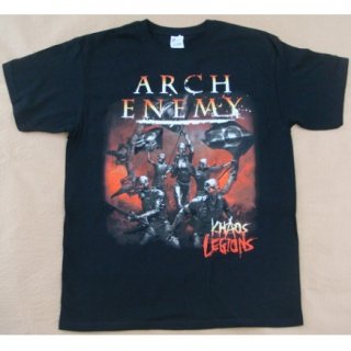ARCH ENEMY アーチ・エネミー　Tシャツ　Skinni IN FLAMES DARK TRANQUILLITY CARCASS