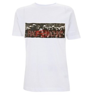 RAGE AGAINST THE MACHINE Riot Police White, Tシャツ