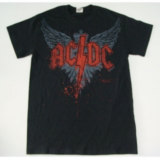 【即納】AC/DC Logo Na, Tシャツ