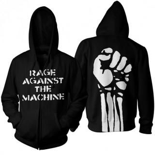 RAGE AGAINST THE MACHINE Large Fist, Zip-Upѡ