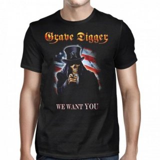 GRAVE DIGGER Uncle Sam 2016 Dates, Tシャツ