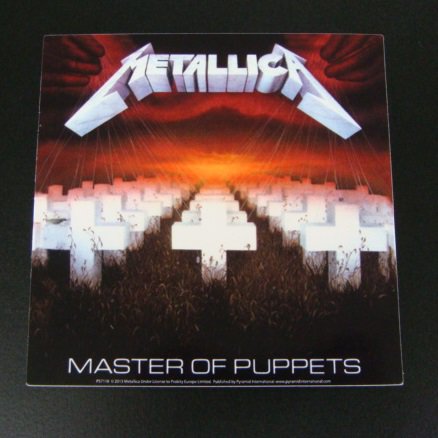 METALLICA Master of Puppets, ステッカー - メタルTシャツ専門店METAL