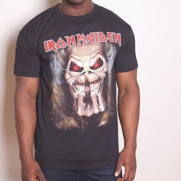IRON MAIDEN Eddie Candle Finger, Tシャツ - メタルTシャツ専門