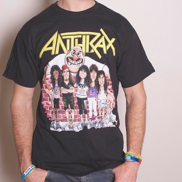 ANTHRAX Euphoria Group Sketch, Tシャツ - メタルTシャツ専門店METAL