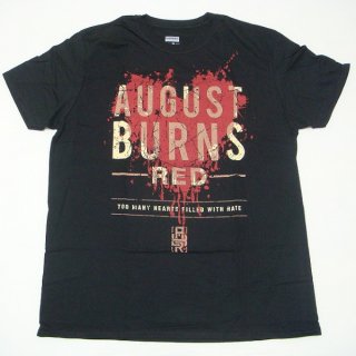 AUGUST BURNS RED Hearts Filled, Tシャツ