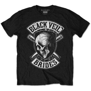 GS8560 ブラックヴェイルブラック BLACK VEIL BRIDES Tシャツ レディース S 肩幅36 ロック メール便可 xq