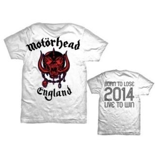 MOTORHEAD World Cup England with Back Printing, T