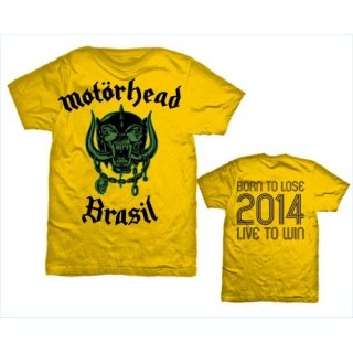 MOTORHEAD World Cup Brazil with Back Printing, T