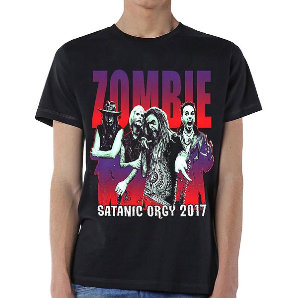 ROB ZOMBIE Satanic Orgy Tour 2017 (with Back Print), Tシャツ