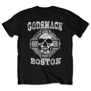 GODSMACK Boston Skull, Tシャツ