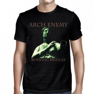 ARCH ENEMY Burning Bridges Back Ring Black, Tシャツ