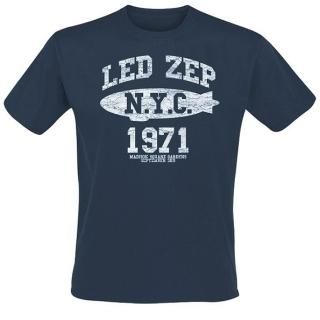 ¨ǼLED ZEPPELIN Nyc 1971 Navy, T