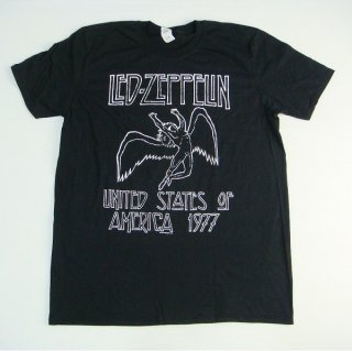 LED ZEPPELIN Usa 1977 Black, Tシャツ