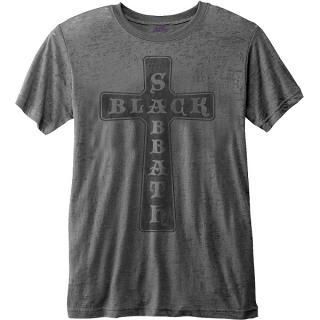 BLACK SABBATH Vintage Cross (Burn Out)/ charcoal grey, T