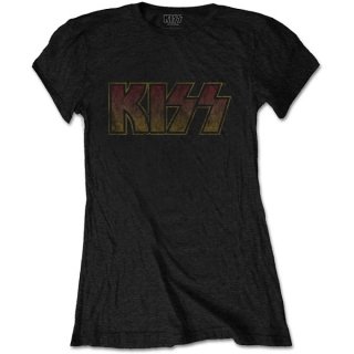 KISS Vintage Classic Logo, レディースTシャツ